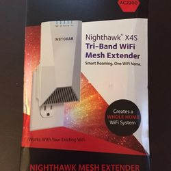 NETGEAR Nighthawk X4S AC2200 Tri-Band WiFi Mesh Extender