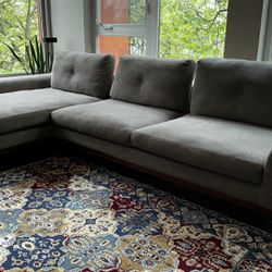 All Modern Sectional - Gray - 120”