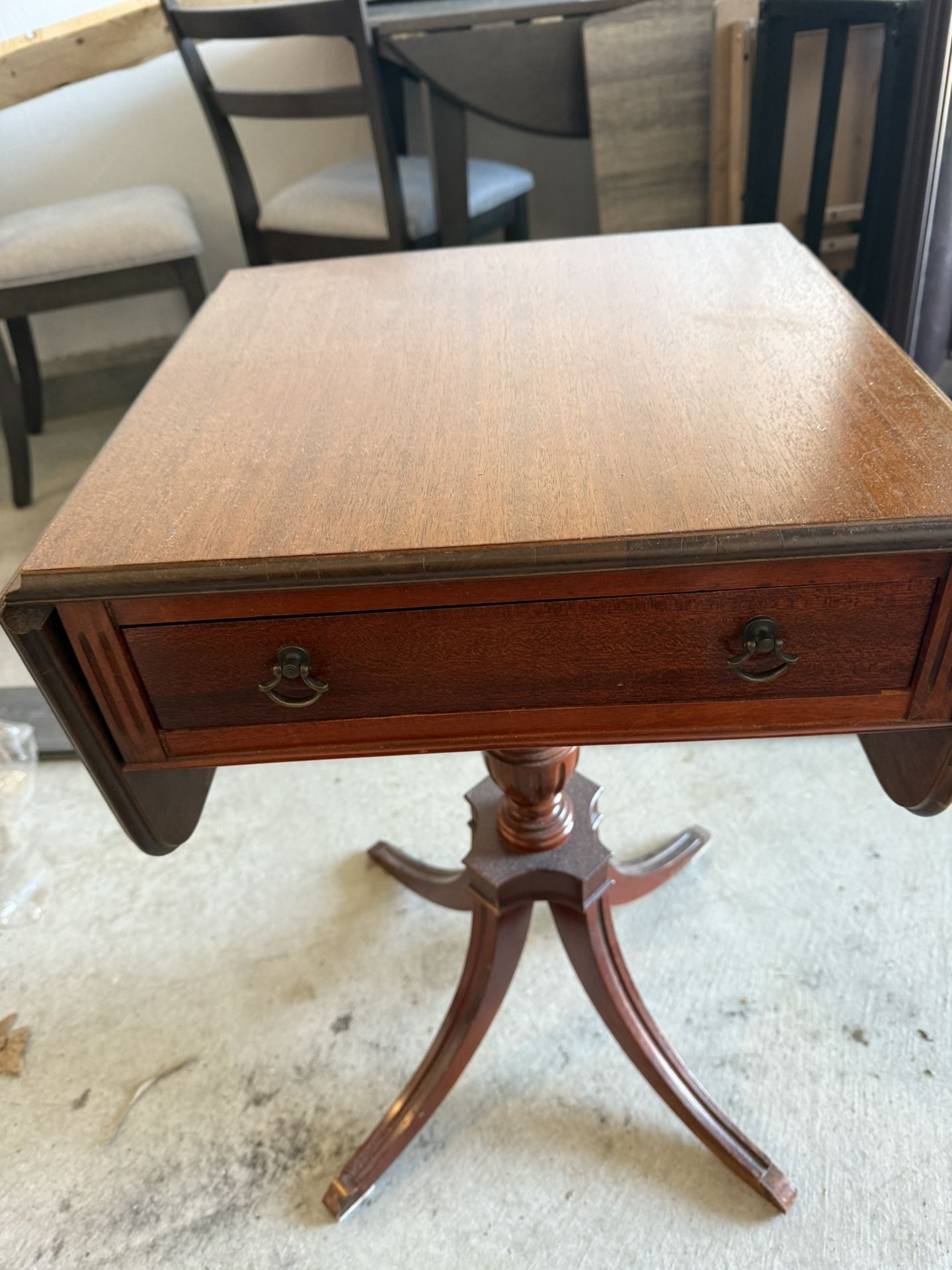 Solid Wood End Table
