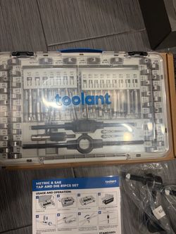 🔧 BRAND NEW Toolant 81-Piece Tap & Die Set – Metric & SAE – Complete