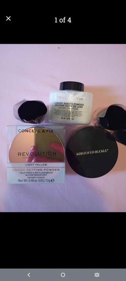 Makeup setting and baking powders BUNDLE with Kabuki brushes bundle