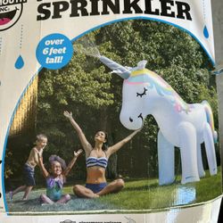 Blow Up unicorn Sprinkler 6ft