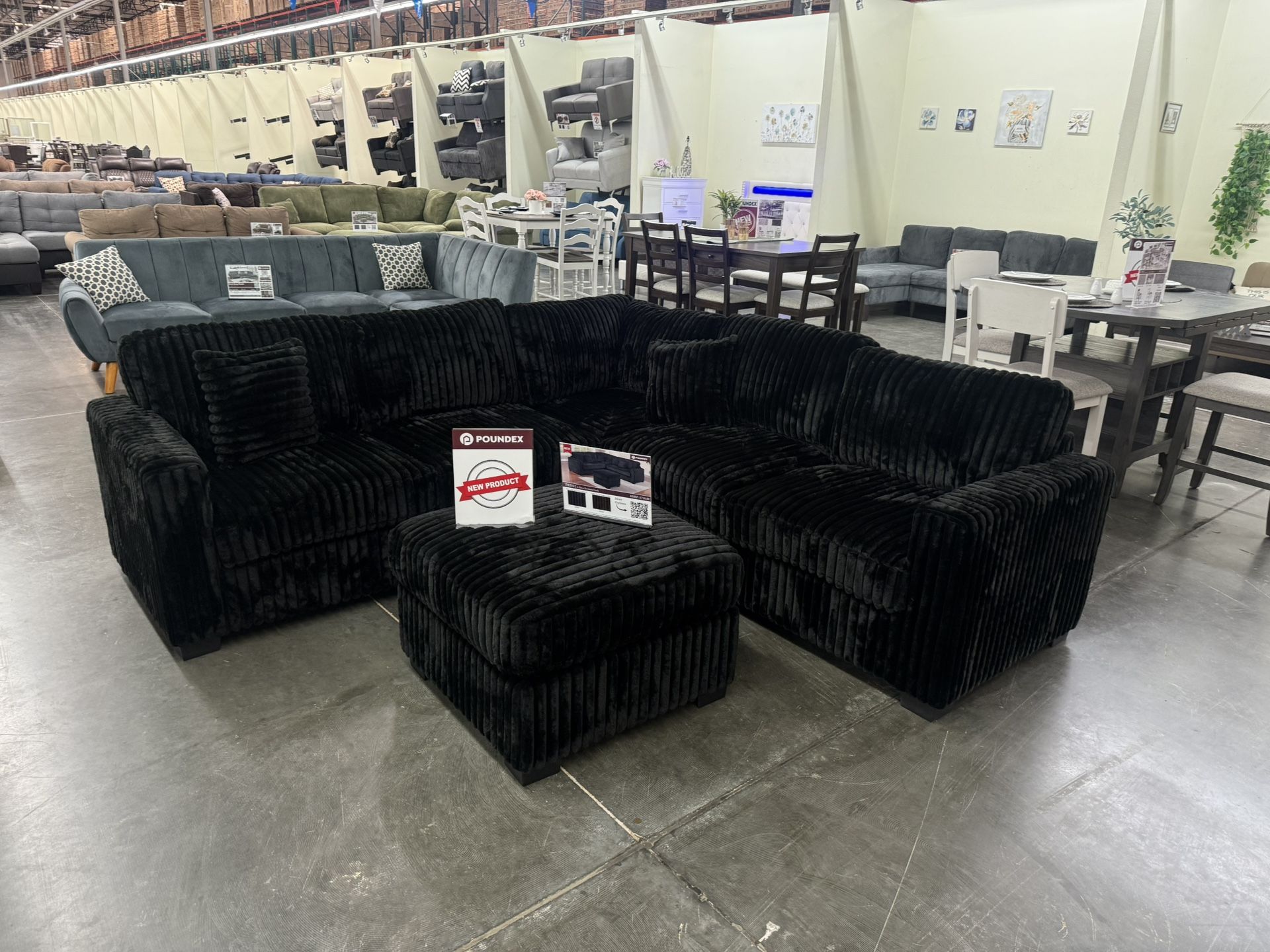 New Black Sofa