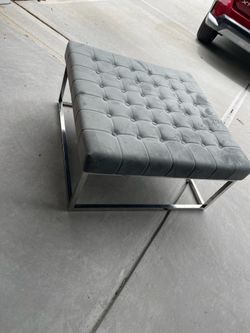 Grey Ottoman