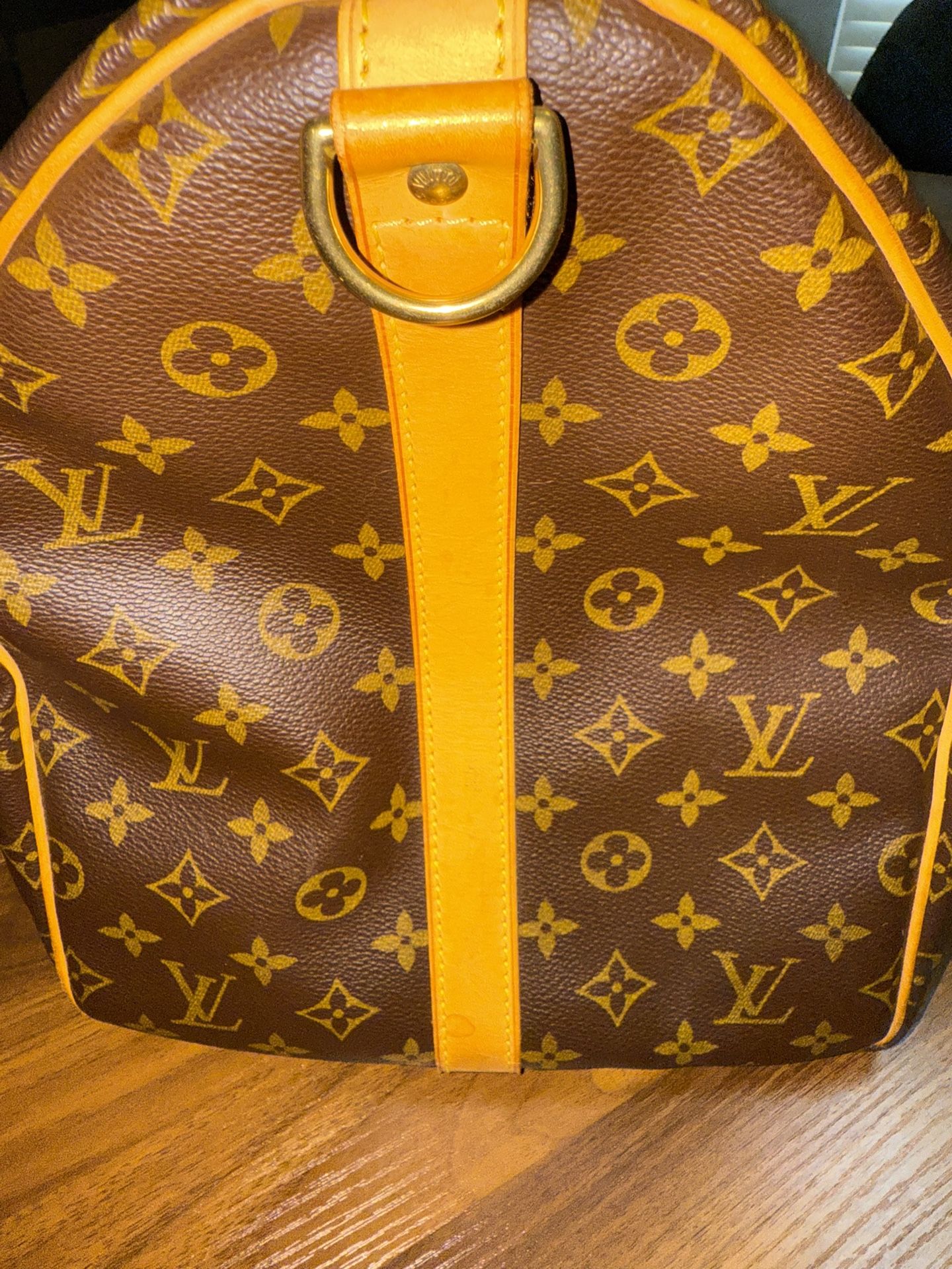 Louis Vuitton Monogram Keepall 55 Travel Bag Brown, M41414