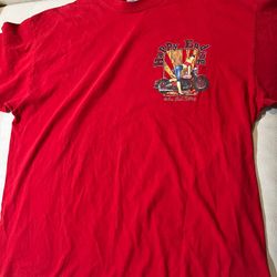 Motorcycle pinup girlShirt