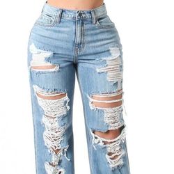 Brand New Women’s Distressed Jeans