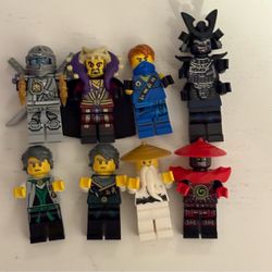 Lego Ninjago Lot of 8 Minifigures