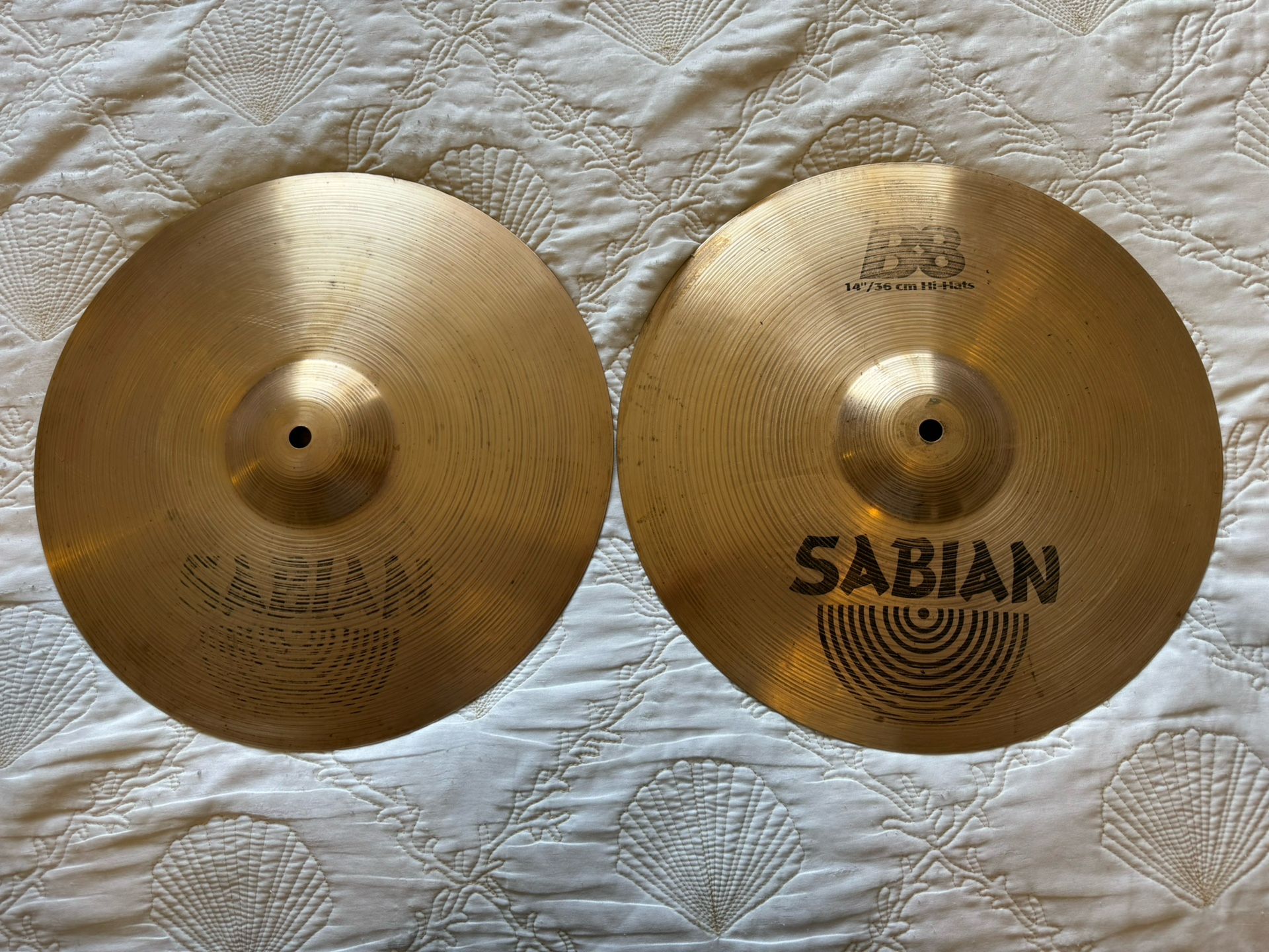 Sabian B8 Hi Hat Cymbals Drum Drums