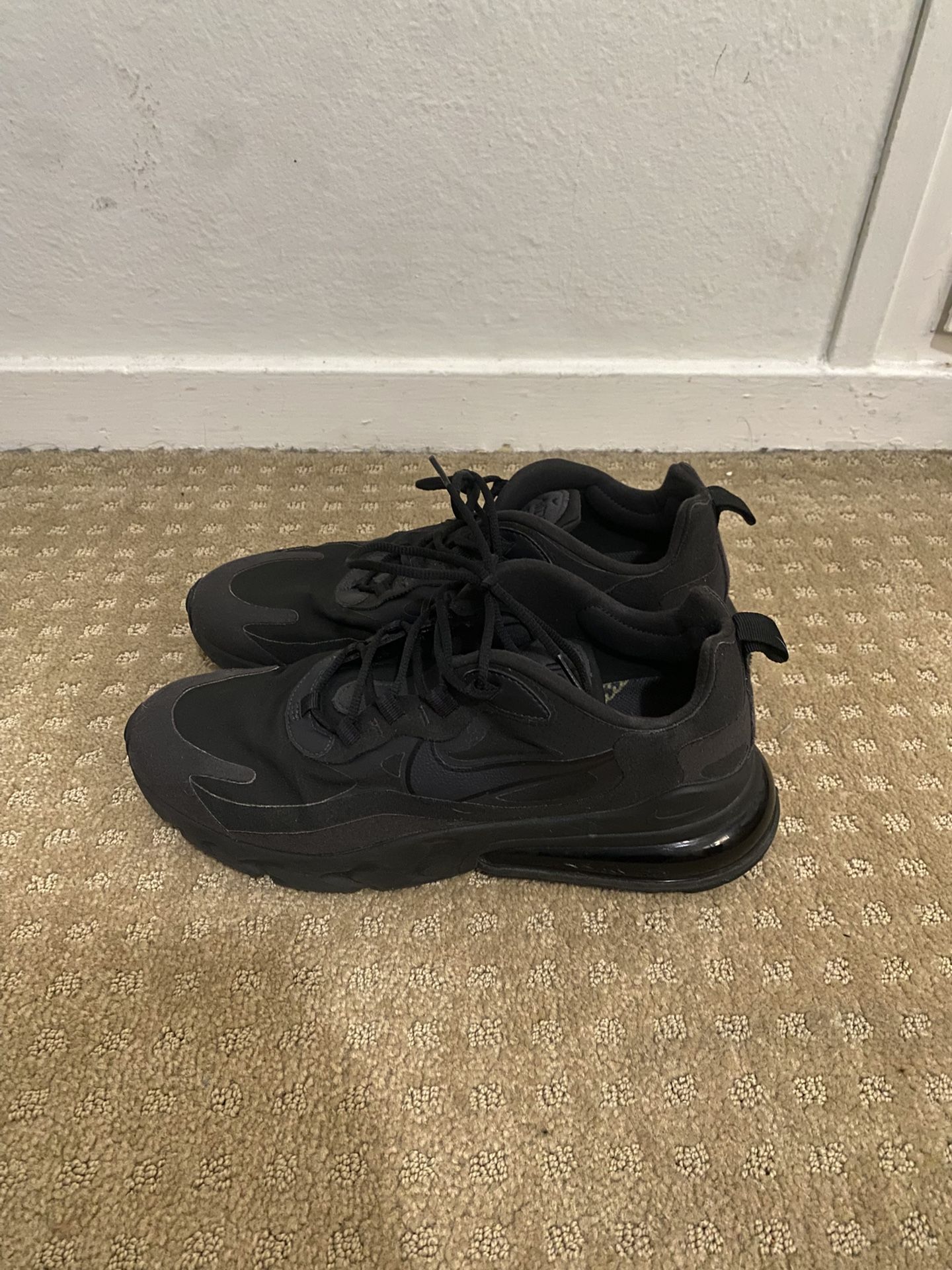 Nike Air Max 270 React – Black Oil Grey – Men's Size 10 (Used)