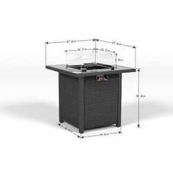 Brand New Fire Pit Outdoor Table