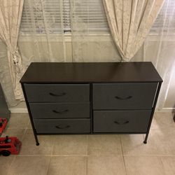 5 Dresser Fabric Dark Grey 