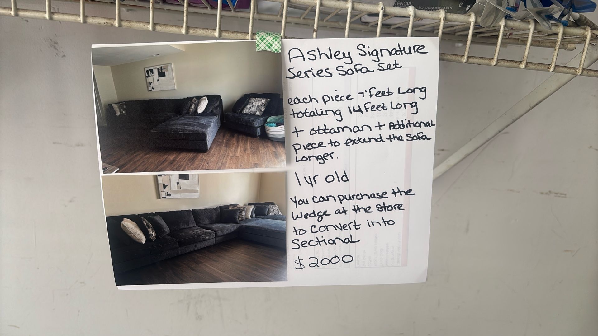 Ashley Sofa, 5 Piece Bedroom Set , TV’s