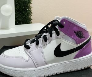 Purple Jordans Size 5y