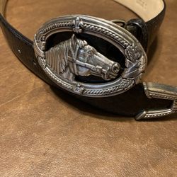 $30-Brighton Equestrian Leather Belt
