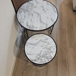 Two Small Coffee/Center Tables