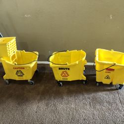 Three Mop Bucket all of them for $40 total