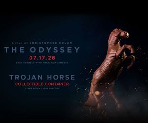 IMAX Odyssey Trojan horse popcorn bucket - $150