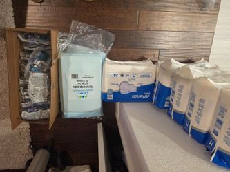 Child briefs, underpads, infinity feeding bags