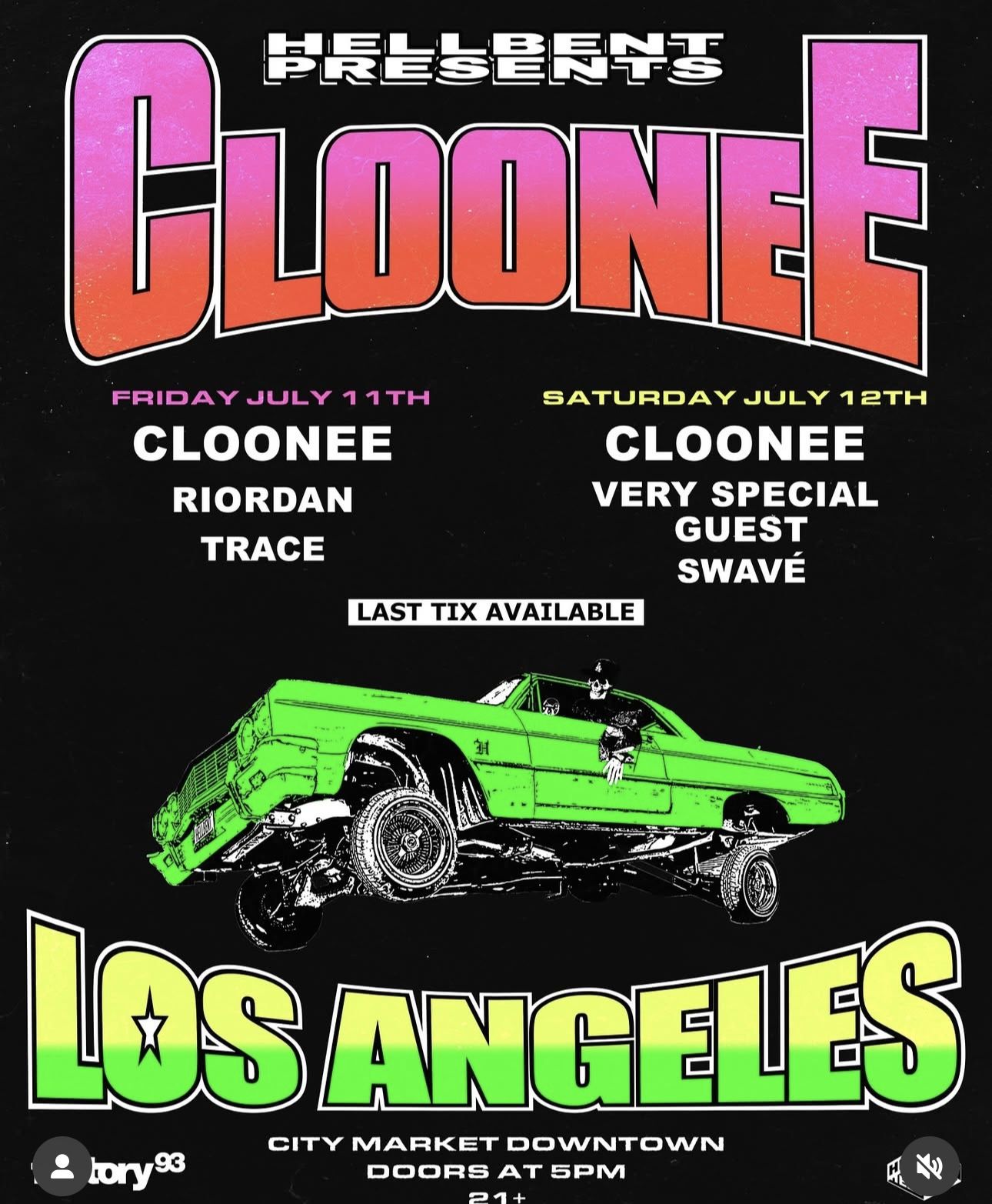 Cloonee Ticket 