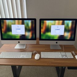 (2) 21.5" Apple iMac All-In-One Core i3 3.6 GHz  (Retina 4K)
