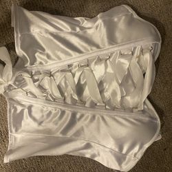 White Corset Top