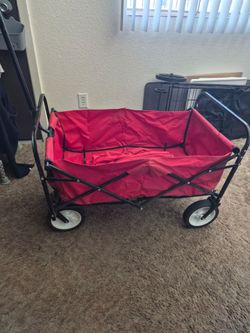 Utility wagon w/ canopy & backpack $50