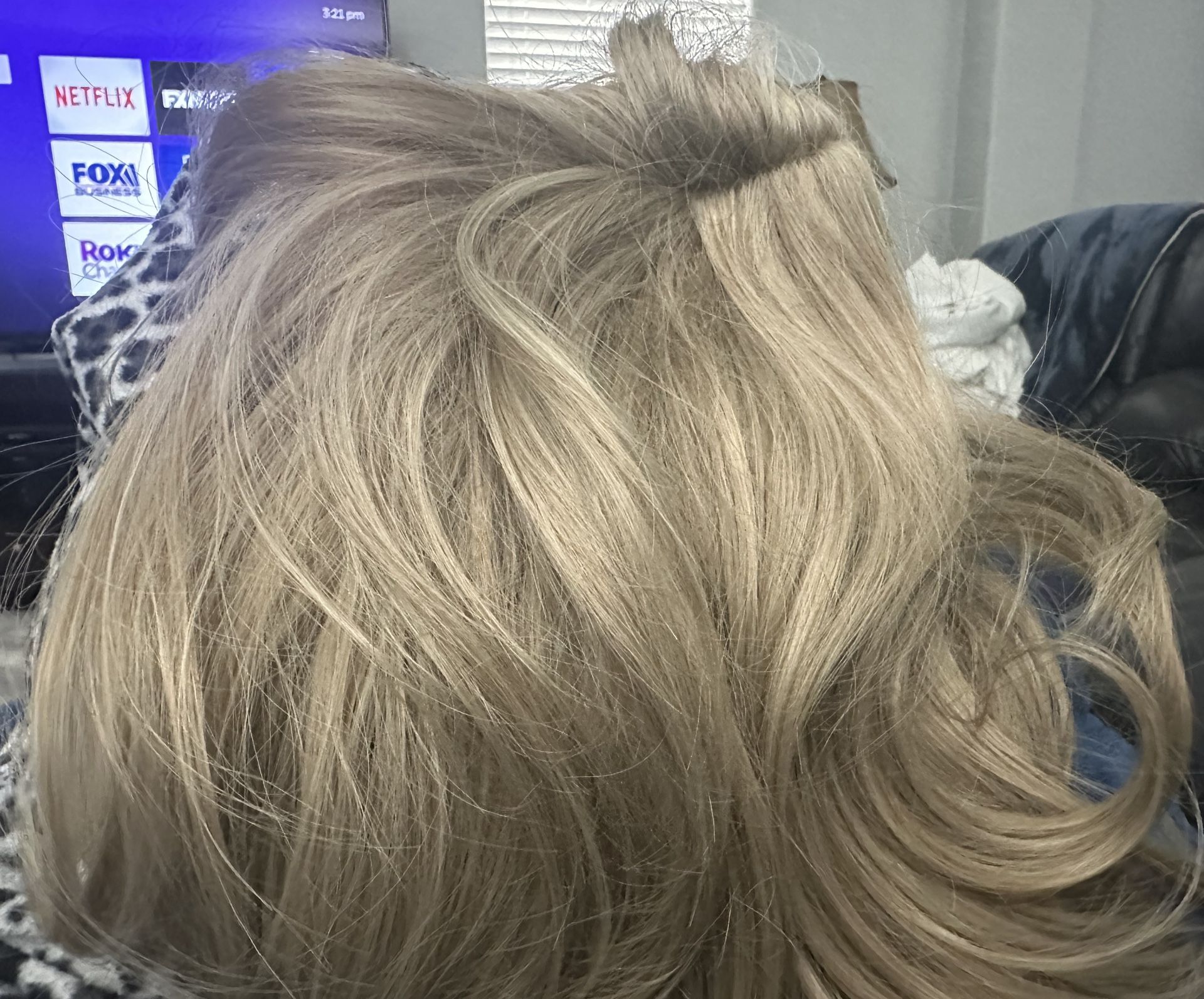 Beautiful Blonde Wig. $45