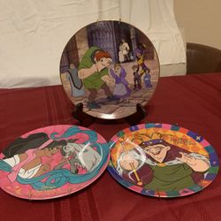 3 Hunchback of Notre Dame Plates