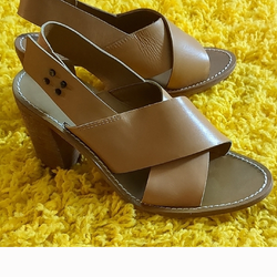 Zimmermann Tan Heels with Sleek Minimalist Design