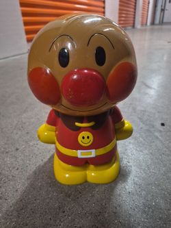 Anpanman plastic storage container bucket