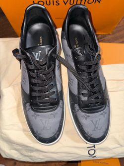 Louis Vuitton Men's Rivoli Low-Top Sneakers Monogram Eclipse Canvas