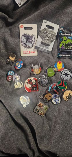 Disney Pins bundle including 2 limited edition cast member pins