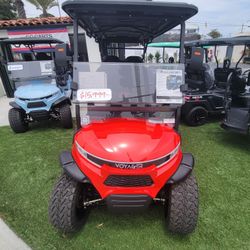 2025 Voyager Patriot 6-Passenger Lifted 72-Volt Street Legal LSV Golf Cart