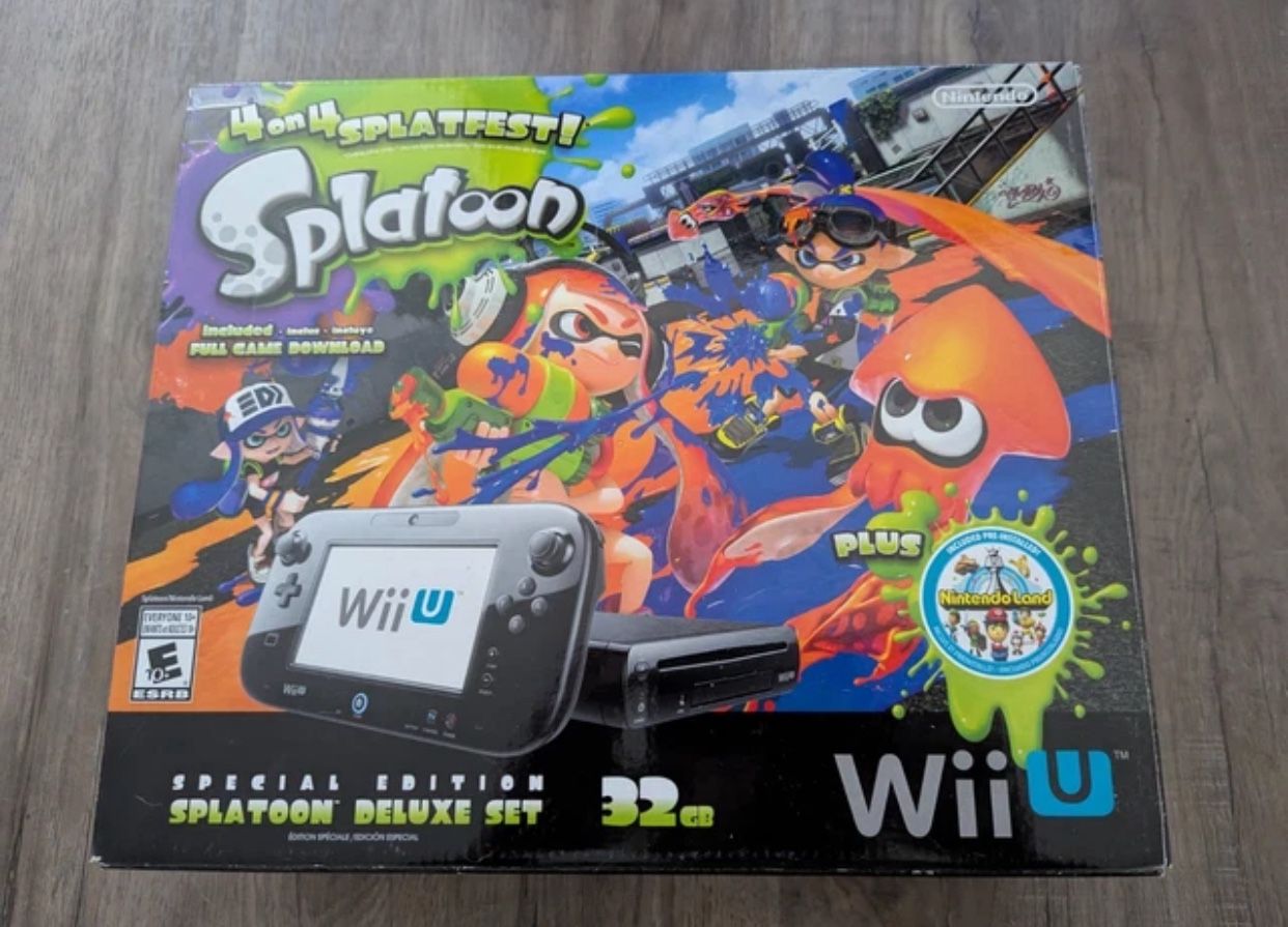 Wii U 32GB Console Splatoon Special Edition