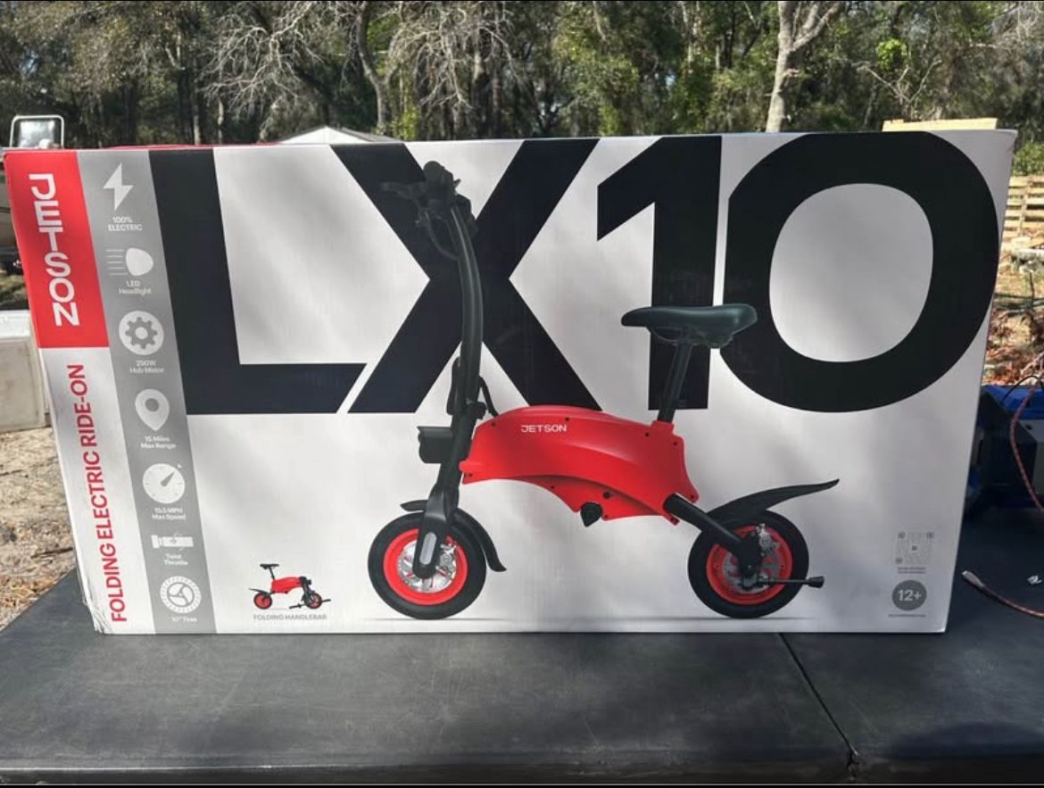 BRAND NEW Jetson Electric LX10 Folding Ride On