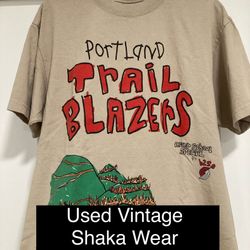 Vintage Blazers Tshirt Size Medium