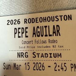 4 Ticiets Go Tejano Day Seats 5-8 