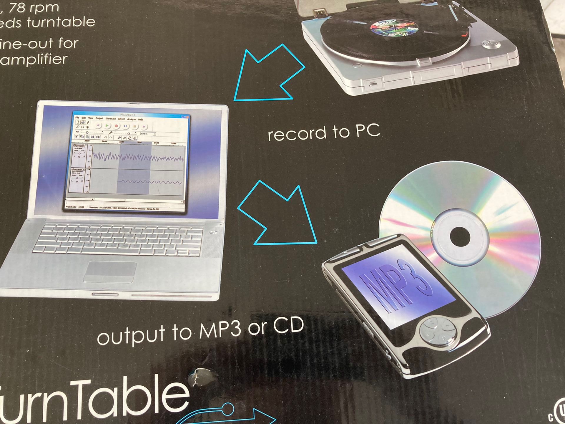 Vinyl To Usb Turntable