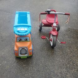 Radio flyer Tricicle And Ride-on Todler Truck