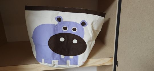  Large Cotton Tote/ Bin For Toys, Laundry, Etc 