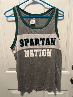 Victoria’s Secret PINK Michigan State Spartans Tank Top Size Large