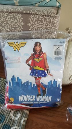 Wonder woman girls costume size 8/10