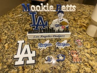 Mookie Betts- Dodgers 3D print