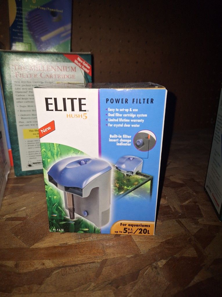 New Small HOB Filter For 5 to 10 Gallon Aquarium $5