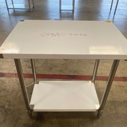 All Stainless Steel Table NSF 36W x 24D x34H inches