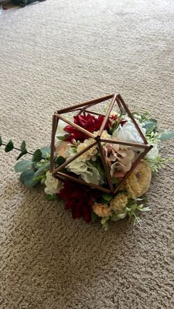 Handmade faux flowers centerpieces 5x