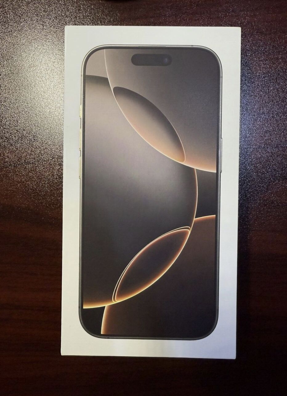 Apple iPhone 16 Pro Desert 256gb Tmobile Metro PCs Sprint Brand New Sealed