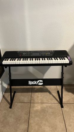 RockJam Electronic Keyboard with Stand
