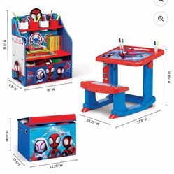 Spiderman Kids Desk Toy Organizer